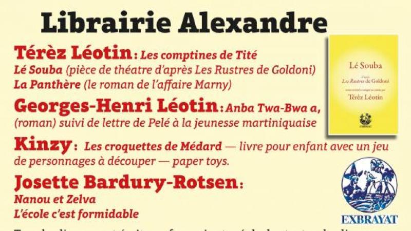 Samedi 14 mai : Térez et Georges-Henri Léotin en dédicace à la Librairie Alexandre