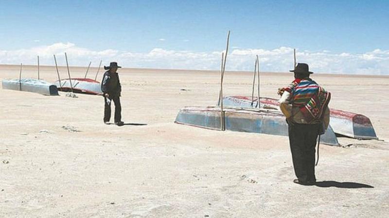 El Poopó desaparece, el segundo lago más grande de Bolivia ha llegado a su fin