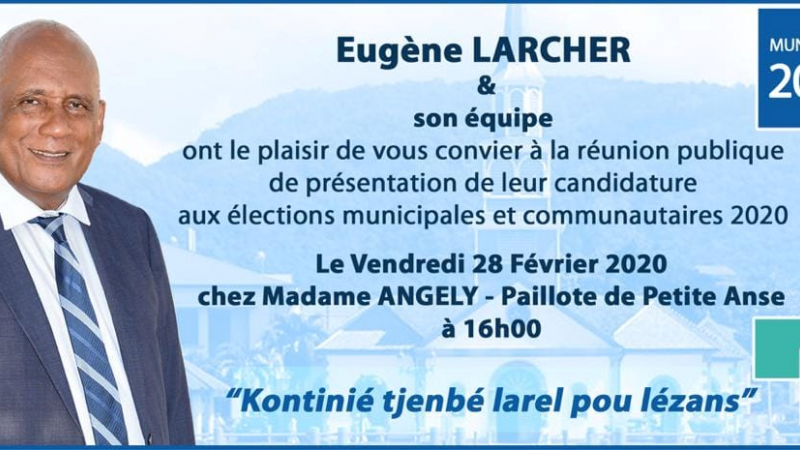 ANSES D'ARLETS : PRESENTATION DE LA LISTE D'EUGENE LARCHER