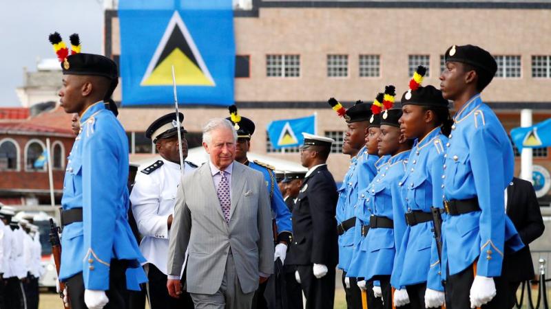 Le Prince Charles et Camilla en visite à Sainte-Lucie