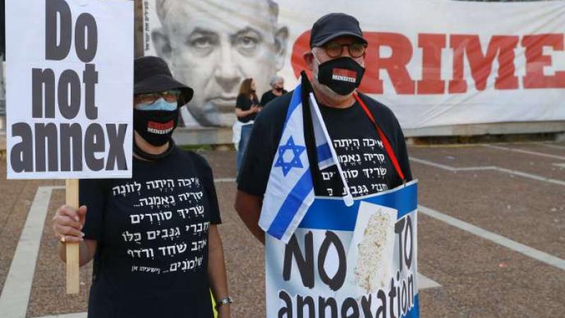 Des milliers de personnes manifestent à Tel-Aviv contre le projet d’annexion en Cisjordanie