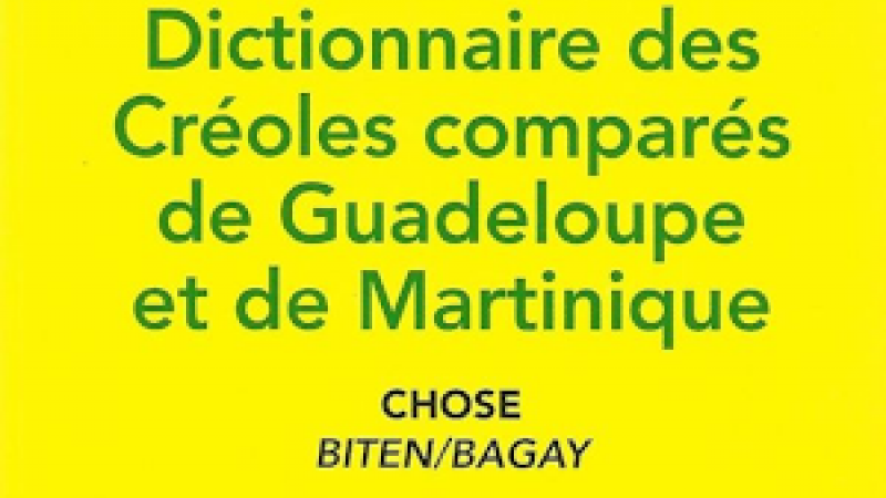Dictionnaire des Créoles comparés de Guadeloupe et de Martinique