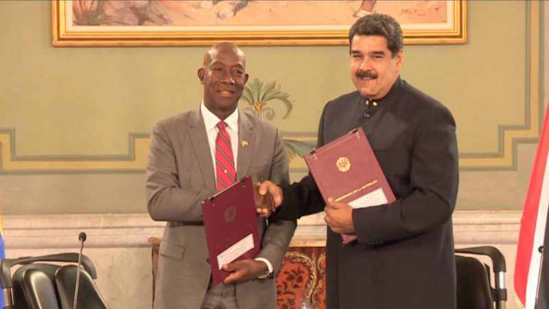 T&T and Venezuela sign historic gas deal