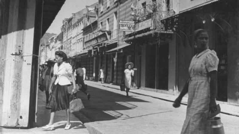 La population et l'économie de la Martinique en 1960