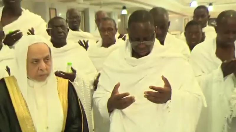 Pèlerinage du président Macky Sall du Sénégal à la Mecque
