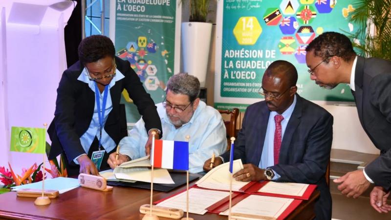 Guadeloupe formally joins the Organisation of Eastern Caribbean States