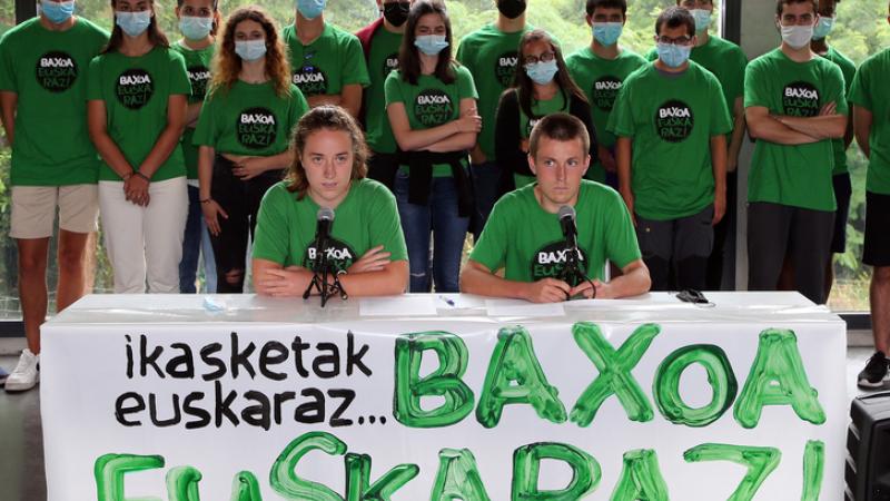 Bac 2021 : des lycéens d'Etxepare désobéissent en composant l'épreuve de philo en basque