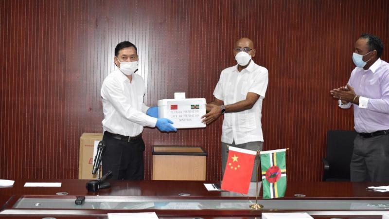 Dominica receives first batch of medical supplies donation from China