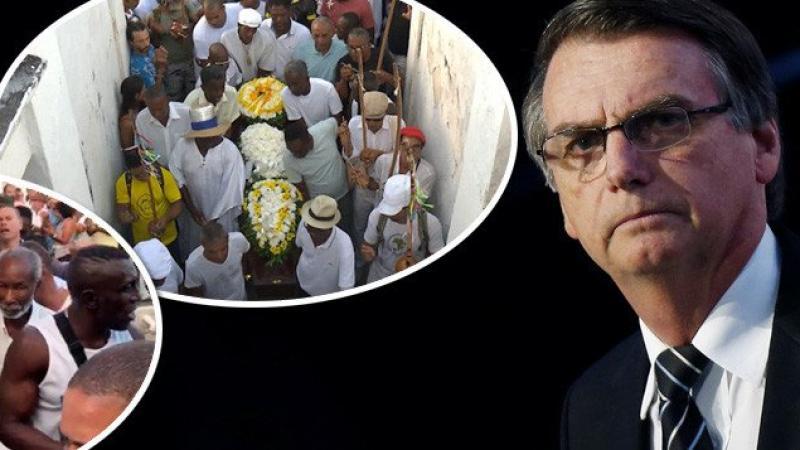 Morto por bolsonarista, capoeirista é enterrado aos gritos de 'EleNão'