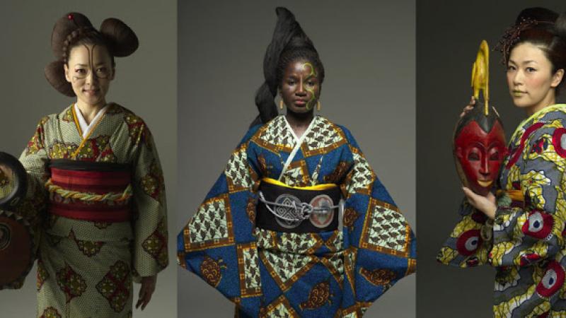 Un artiste camerounais et un designer japonais lançent un ligne de kimono étonnante