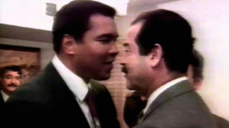 REMEMBER THE TIME MUHAMMAD ALI MET SADDAM HUSSAIN AND FREED 15 HOSTAGES?