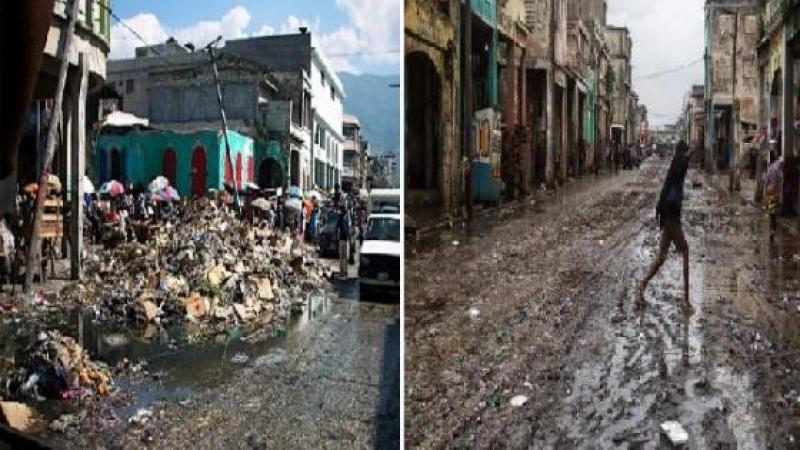 Haiti: Le centre-ville de Port-au-Prince abandonné comme un lieu dévasté par la guerre