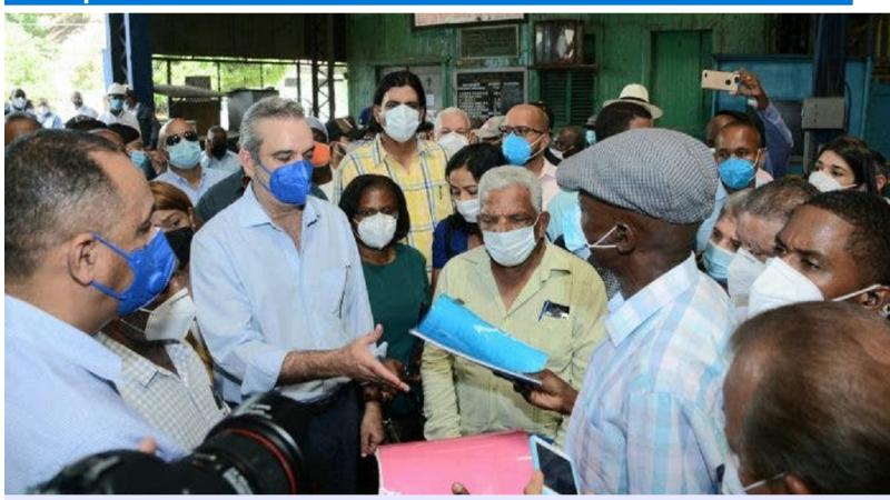 Abinader verse une pension mensuelle de RD$10 000 à 295 anciens coupeurs de canne-à-sucre (braceros) dans les bateys dominicains