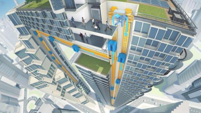 Un nouveau concept d’ascenseur va révolutionner les bâtiments de moyenne et grande hauteur