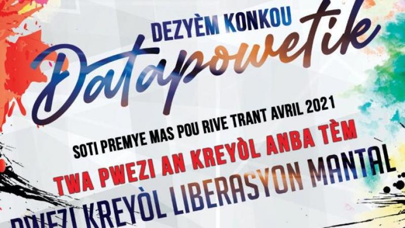 Lancement de la deuxième édition du concours de poésie baptisé Datapowetik par l’association Eritaj Kilti Kreyòl