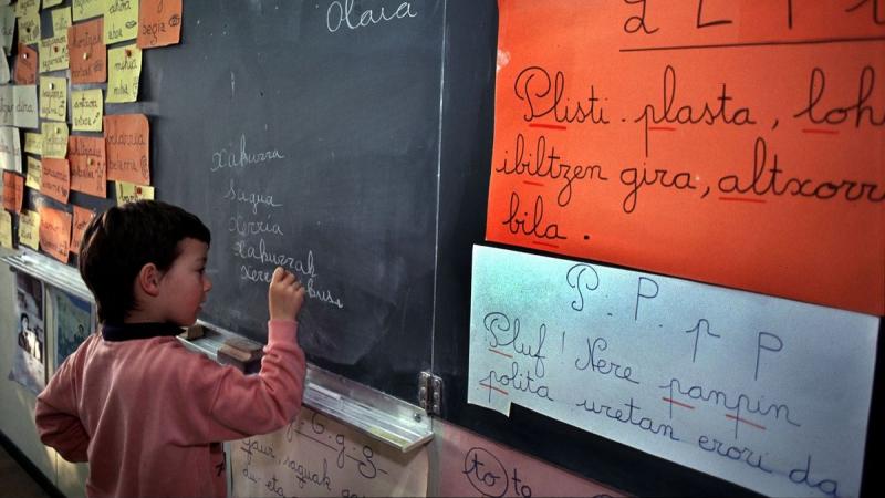Au Pays Basque 43% des élèves sont scolarisés en langue basque
