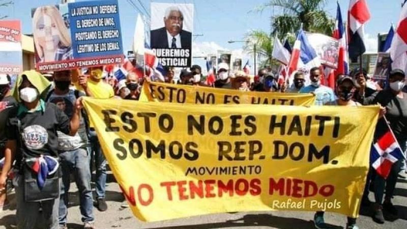 Manifestations contre les immigrés haïtiens illégaux