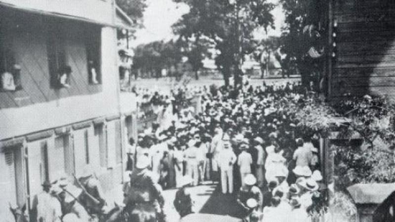 1935 : La marche de la faim en Martinique