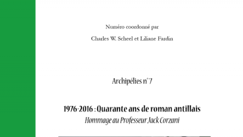 1976-2016: Quarante ans de roman antillais