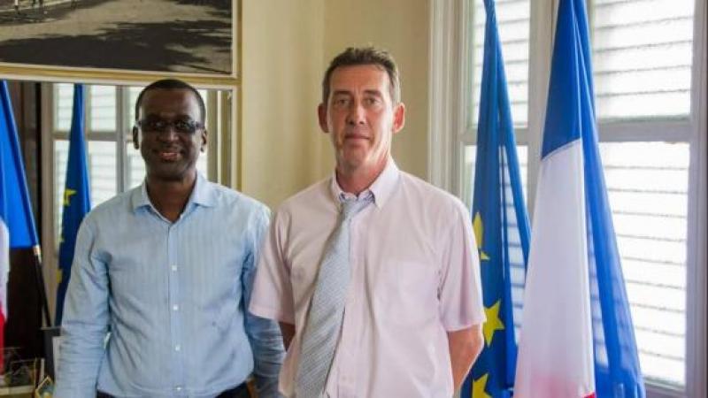 Gilles Belmo, directeur de l'ADIL rencontre le Préfet de la Martinique