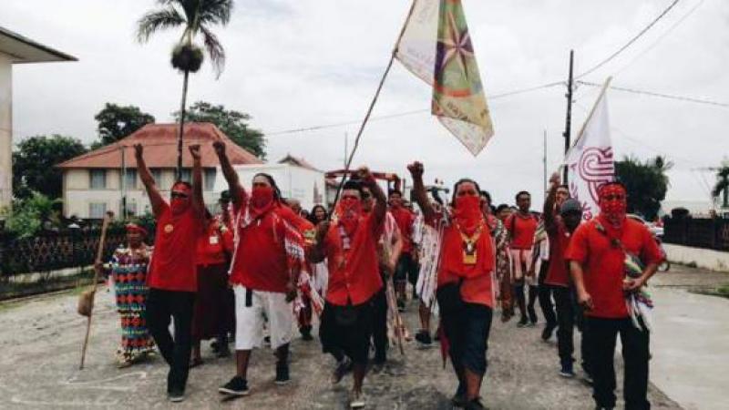 La jeunesse Autochtone de Guyane rejette le projet Montagne d'Or de la Columbus Gold