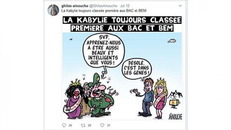 La caricature raciste de Ainouche et le mythe Kabyle …