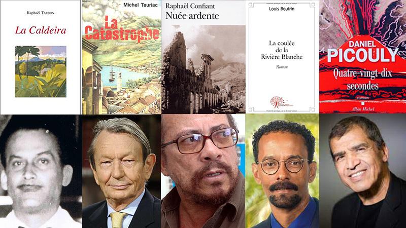 Cinq romans sur l'éruption de la Montagne Pelée
