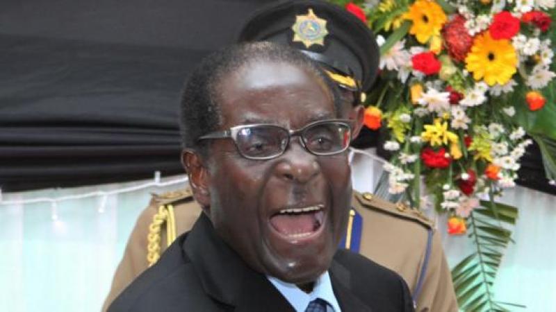 Robert Mugabe, met-a-manyok Zimbabwe, ka fè nou pété ri