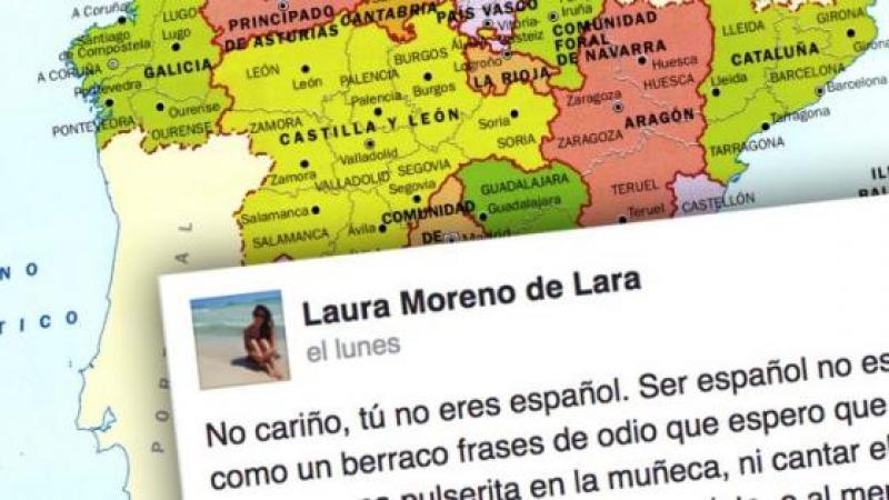 “No cariño, tu no eres español”: Se extiende por las redes el mensaje de la Malagueña que no tiene desperdicio