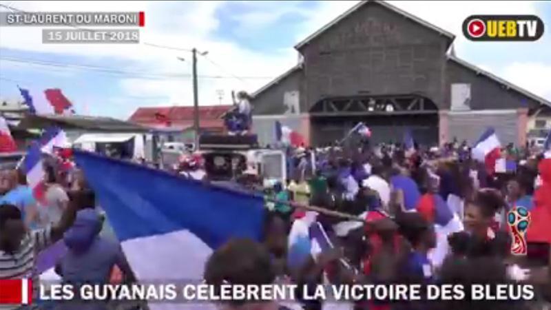 Les Saint-Laurentais fêtent la victoire des bleus champions du monde